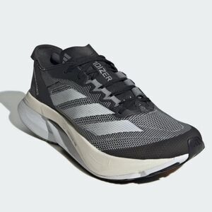 NEW Adidas Adizero Boston 12 Black White HQ2171 Women's 8 US 40 EUR 6.5 UK
